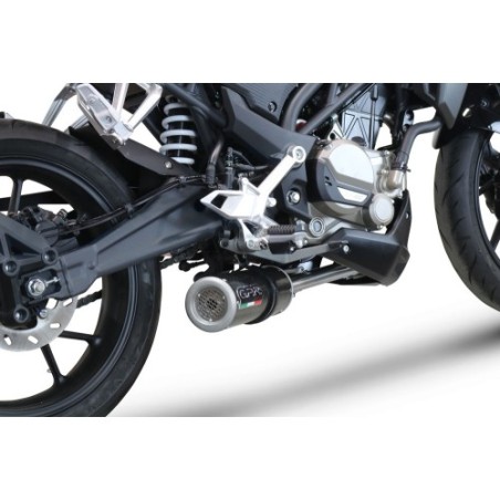 Scarico GPR M3 Poppy per Cf Moto 300 NK dal 2022 al 2024 omologato