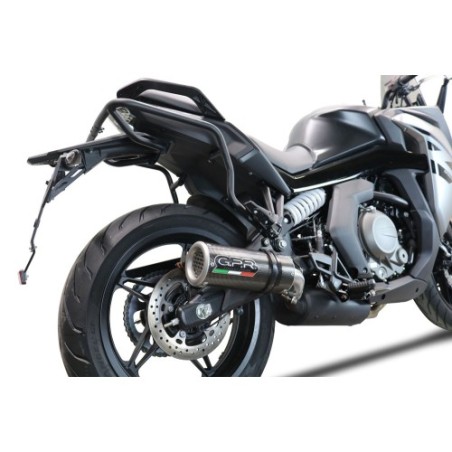 Scarico GPR M3 Poppy per Cf Moto 650 Gt dal 2022 al 2024 omologato