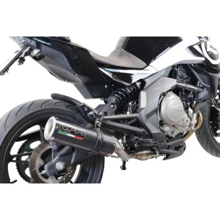 Scarico GPR M3 Poppy per Cf Moto 650 Mt dal 2019 al 2020 omologato