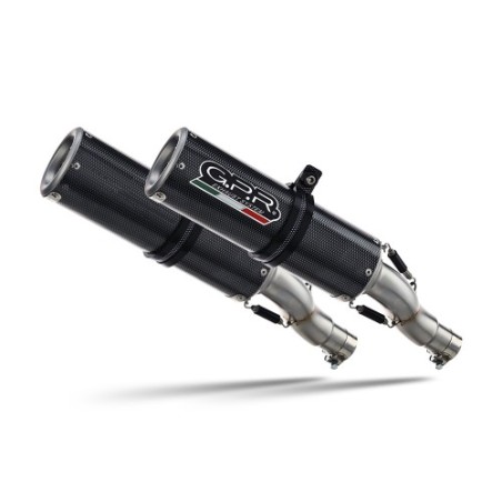 Scarico GPR M3 Poppy per Triumph Speed Triple 1050 dal 2005 al 2010 omologato
