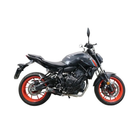Scarico GPR M3 Poppy per YAMAHA Mt-07 dal 2021 al 2024 omologato