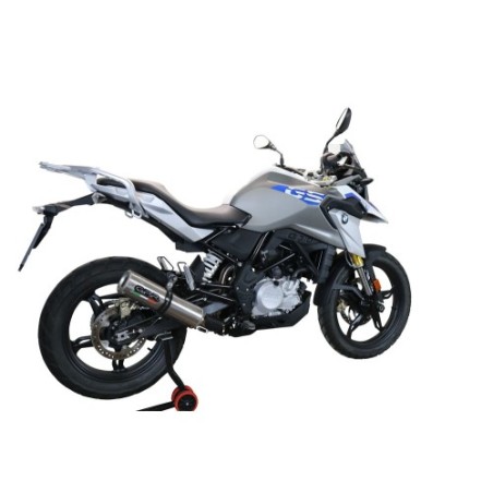 Scarico GPR M3 Titanium Natural per BMW G 310 Gs dal 2022 al 2024 omologato