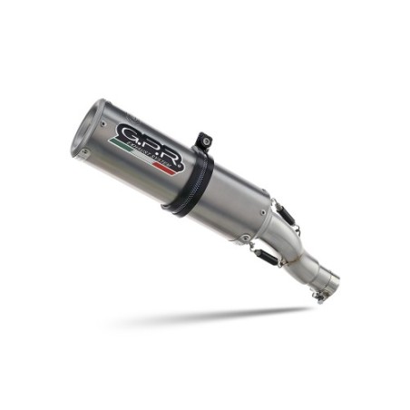 Scarico GPR M3 Titanium Natural per BMW S 1000 RR -M dal 2010 al 2014 omologato