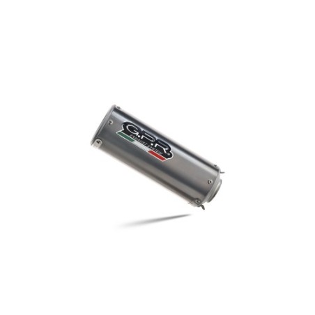 Scarico GPR M3 Titanium Natural per BMW S 1000 RR -M dal 2010 al 2014 omologato
