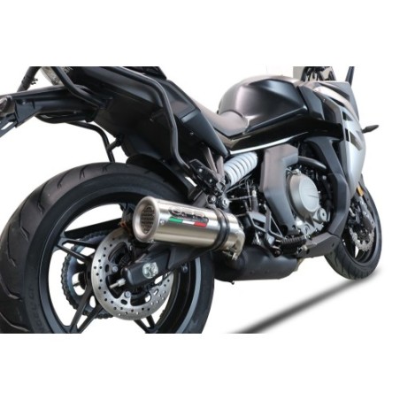 Scarico GPR M3 Titanium Natural per Cf Moto 650 Gt dal 2022 al 2024 omologato