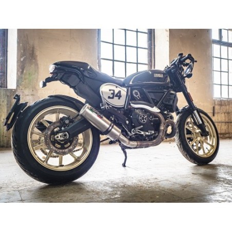 Scarico GPR M3 Titanium Natural per Ducati Scrambler 800 dal 2015 al 2016 omologato