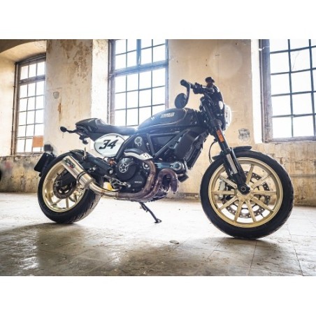 Scarico GPR M3 Titanium Natural per Ducati Scrambler 800 dal 2015 al 2016 omologato