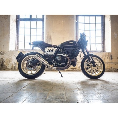 Scarico GPR M3 Titanium Natural per Ducati Scrambler 800 dal 2015 al 2016 omologato