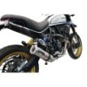 Scarico GPR M3 Titanium Natural per Ducati Scrambler 800 Desert Sled -DS Fasthouse dal 2021 al 2024 omologato