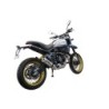 Scarico GPR M3 Titanium Natural per Ducati Scrambler 800 Nightshift -Urban Motard dal 2021 al 2022 omologato