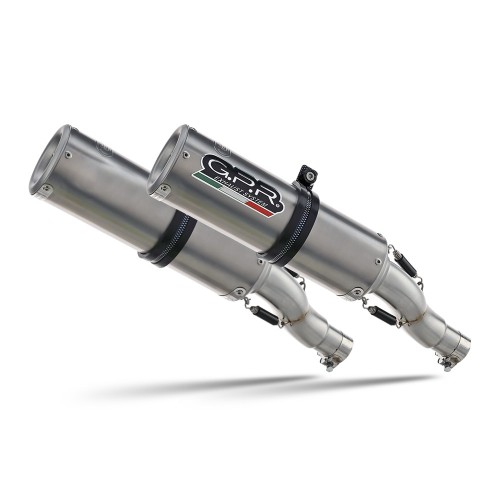 Scarico GPR M3 Titanium Natural per Ducati 848 dal 2007 al 2013 omologato