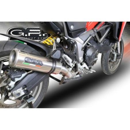 Scarico GPR M3 Titanium Natural per Ducati Multistrada 950 dal 2017 al 2020 omologato