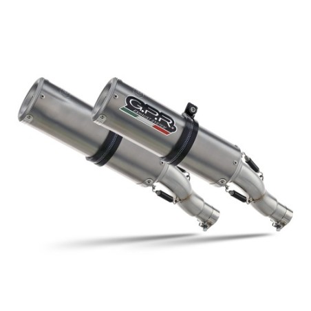 Scarico GPR M3 Titanium Natural per Ducati 1098 dal 2006 al 2012 omologato