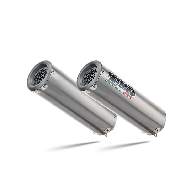 Scarico GPR M3 Titanium Natural per Honda Vtr 1000 Sp-1 RC51 dal 2000 al 2001 omologato