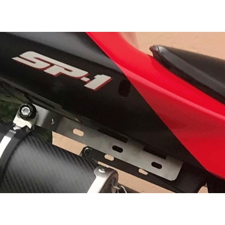 Scarico GPR M3 Titanium Natural per Honda Vtr 1000 Sp-1 RC51 dal 2000 al 2001 omologato