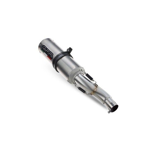 Scarico GPR M3 Titanium Natural per Kawasaki Versys 650 dal 2006 al 2014 omologato