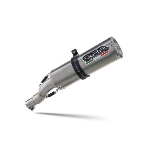 Scarico GPR M3 Titanium Natural per Moto Guzzi V85 TT dal 2019 al 2020 omologato