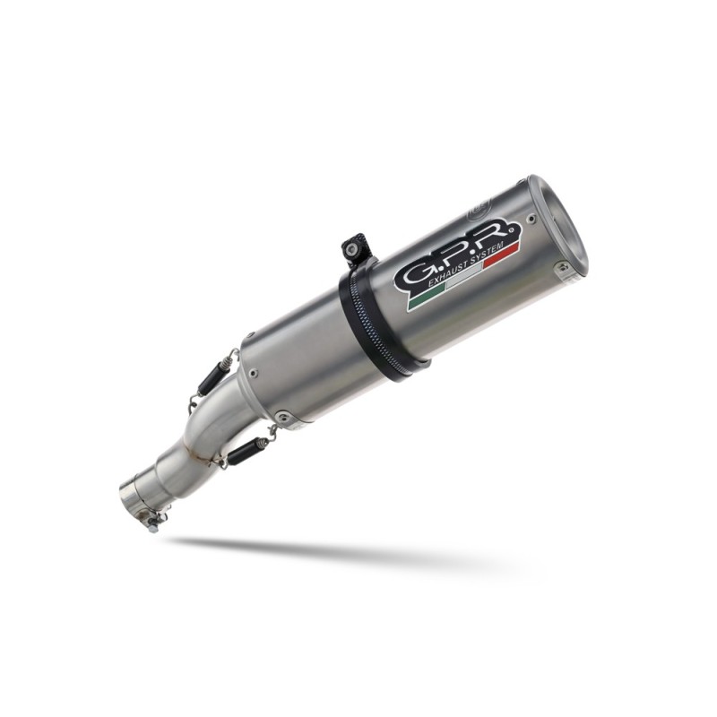 Scarico GPR M3 Titanium Natural per Moto Guzzi V85 TT dal 2019 al 2020 omologato