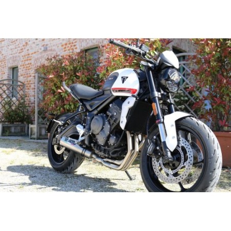 Scarico GPR M3 Titanium Natural per Triumph Trident 660 dal 2021 al 2024 omologato