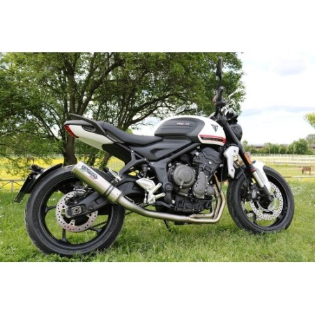 Scarico GPR M3 Titanium Natural per Triumph Trident 660 dal 2021 al 2024 omologato