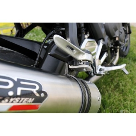 Scarico GPR M3 Titanium Natural per Triumph Trident 660 dal 2021 al 2024 omologato
