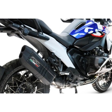 Scarico GPR Hyper Sonic Black Titanium per BMW R 1300 GS dal 2024 al 2026 omologato