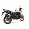 Scarico GPR Hyper Sonic Black Titanium per SUZUKI V-STROM DL 800 DE - SE dal 2023 al 2025 omologato