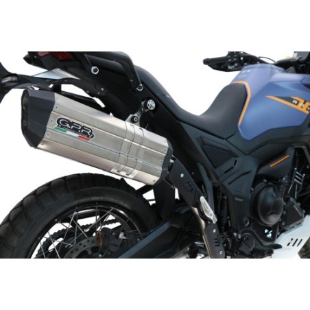 Scarico GPR Hyper Sonic Black Titanium per Zontes 703 F dal 2025 al 2026 omologato