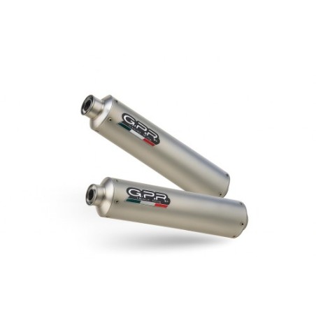 Scarico GPR Titanium Tondo per Ducati Monster S2R dal 2004 al 2007 omologato