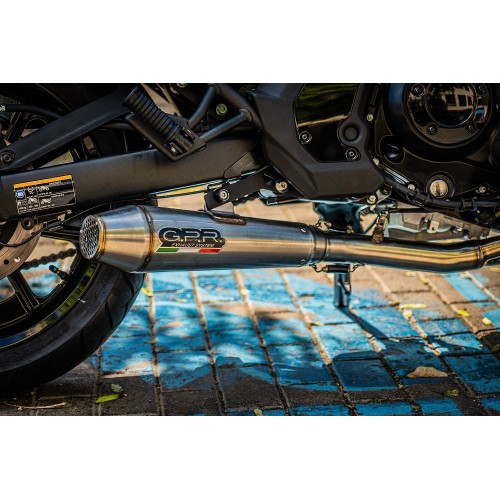 Scarico GPR Ultracone per Kawasaki Vulcan 650 S dal 2014 al 2016 omologato