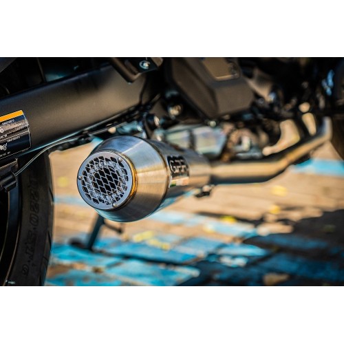 Scarico GPR Ultracone per Kawasaki Vulcan 650 S dal 2014 al 2016 omologato