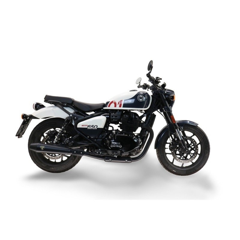 Scarico GPR Ultracone Black per Royal Enfield Shotgun 650 dal 2024 al 2025 omologato