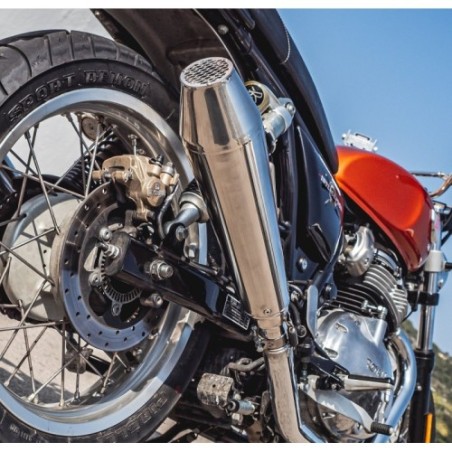 Scarico GPR Ultracone Inox Cafè Racer per BMW K 75 dal 1985 al 1997 omologato