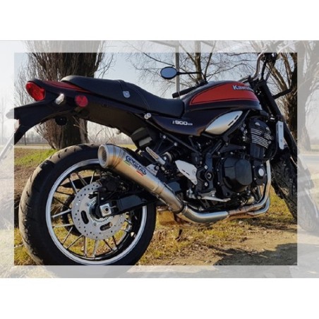 Scarico GPR Ultracone Inox Cafè Racer per BMW R 75 dal 1976 al 1978 omologato