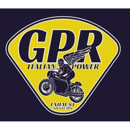 Scarico GPR Ultracone Inox Cafè Racer per YAMAHA Xj 900 S - F Diversion dal 1994 al 2003 omologato