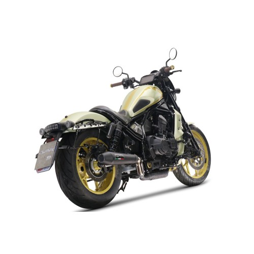 Scarico GPR Ultracone Nero per Honda Cmx 1100 Rebel dal 2021 al 2024 omologato
