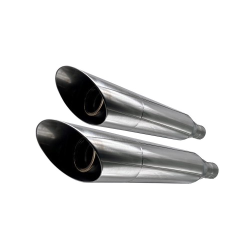 Scarico GPR Slash Inox per Harley Davidson Sportster 1200 dal 2010 al 2018 omologato