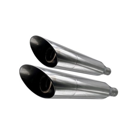 Scarico GPR Slash Inox per Harley Davidson Sportster 1200 dal 2010 al 2018 omologato