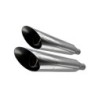 Scarico GPR Slash Inox per Harley Davidson Sportster 1200 dal 2010 al 2018 omologato