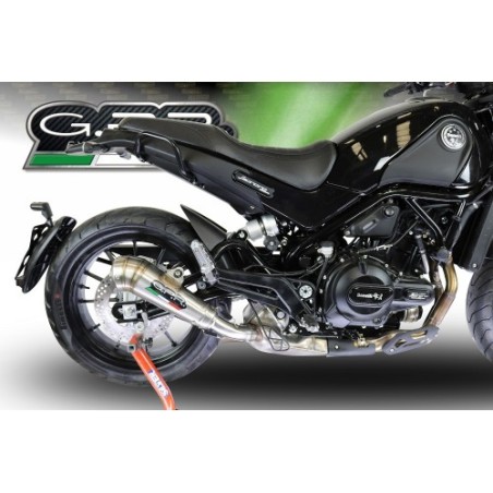 Scarico GPR Powercone Evo per Benelli Leoncino 500 Trail dal 2017 al 2024 omologato