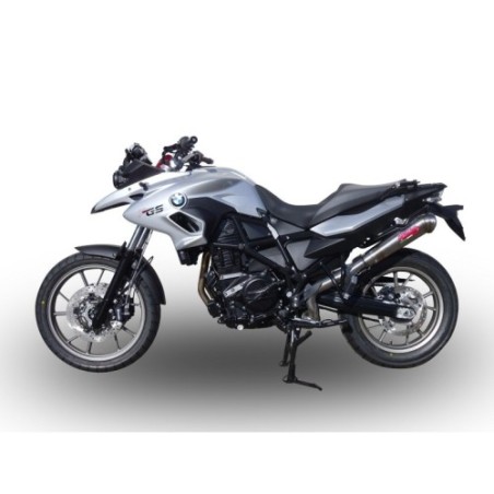 Scarico GPR Powercone Evo per BMW F 700 Gs dal 2011 al 2015 omologato