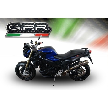 Scarico GPR Powercone Evo per BMW F 800 R dal 2015 al 2016 omologato