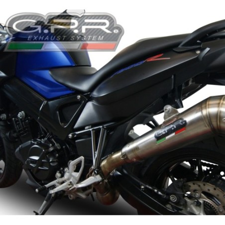Scarico GPR Powercone Evo per BMW F 800 R dal 2015 al 2016 omologato