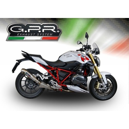 Scarico GPR Powercone Evo per BMW R 1200 R Lc dal 2017 al 2019 omologato