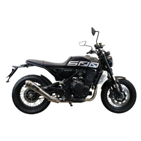Scarico GPR Powercone Evo per Brixton CroSsfire 500 X dal 2022 al 2023 omologato