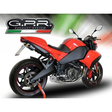 Scarico GPR Powercone Evo per Buell 1125 R -CR dal 2005 al 2009 omologato