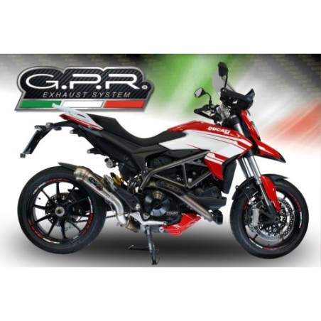 Scarico GPR Powercone Evo per Ducati Hyperstrada -Hypermotard 939 EURO 4 dal 2016 al 2019 omologato