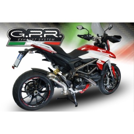 Scarico GPR Powercone Evo per Ducati Hyperstrada -Hypermotard 939 EURO 4 dal 2016 al 2019 omologato