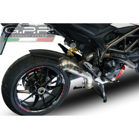 Scarico GPR Powercone Evo per Ducati Hyperstrada -Hypermotard 939 EURO 4 dal 2016 al 2019 omologato