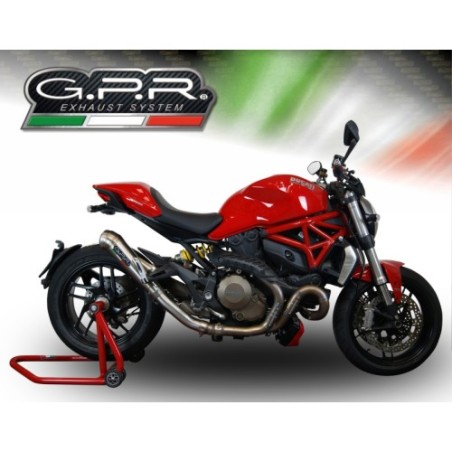 Scarico GPR Powercone Evo per Ducati Monster 1200 S -R dal 2014 al 2016 omologato